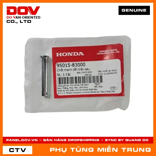 CHỐT THANH ĐỂ CHÂN SAU HONDA CHÍNH HÃNG (MÃ: 9501583000) — 9501583000