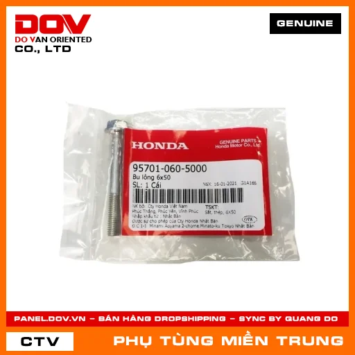 BU LÔNG 6X50 HONDA CHÍNH HÃNG (MÃ: 957010605000) — 957010605000