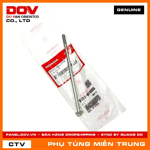BU LÔNG 6X140 HONDA CHÍNH HÃNG (MÃ: 957010614000) — 957010614000