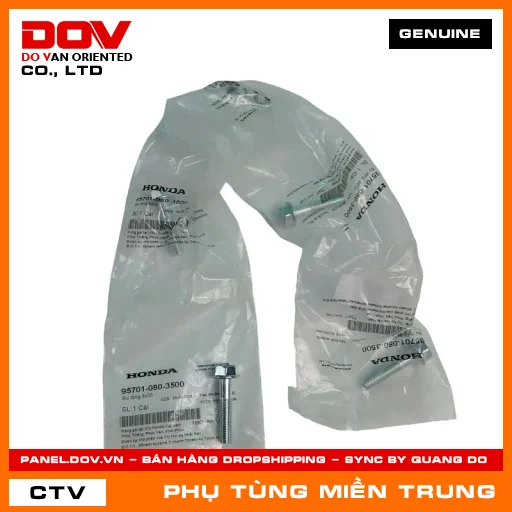 BU LÔNG 8X35 HONDA CHÍNH HÃNG (MÃ: 957010803500) — 957010803500
