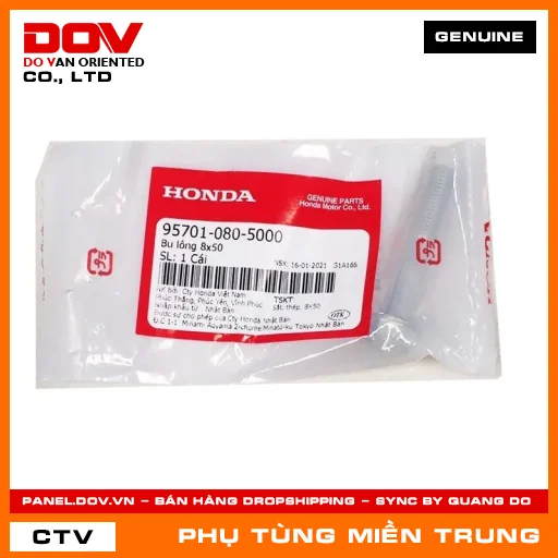 BU LÔNG 8X50 HONDA CHÍNH HÃNG (MÃ: 957010805000) — 957010805000