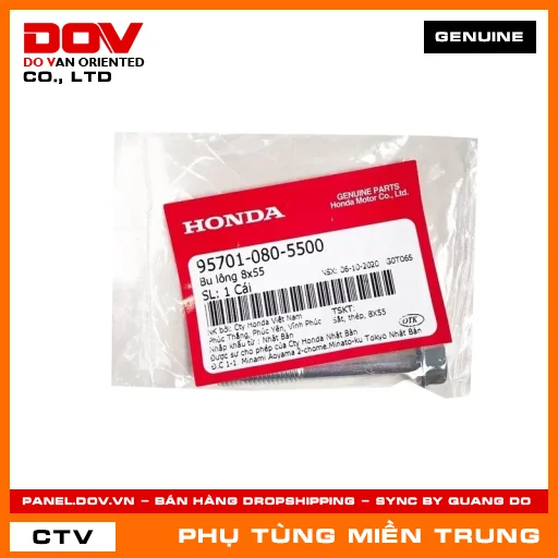 BU LÔNG 8X55 HONDA CHÍNH HÃNG (MÃ: 957010805500) — 957010805500