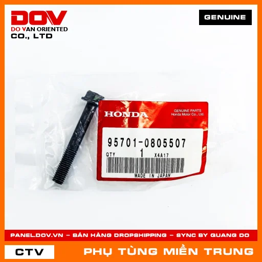 BU LÔNG 8X55 HONDA CHÍNH HÃNG (MÃ: 957010805507) — 957010805507