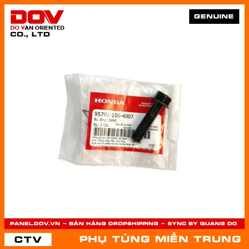 BU LÔNG 10X40 HONDA CHÍNH HÃNG (MÃ: 957011004007) — 957011004007