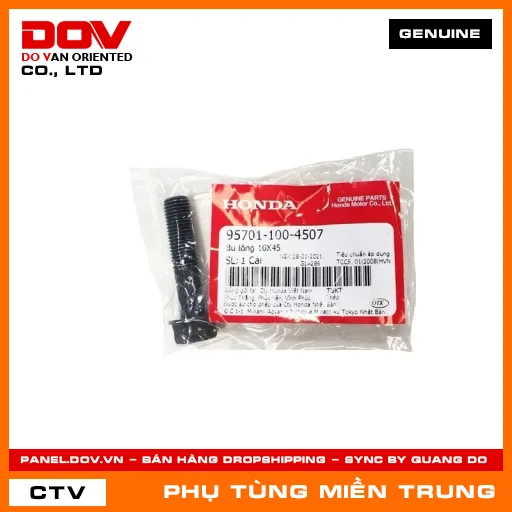BU LÔNG 10X45 HONDA CHÍNH HÃNG (MÃ: 957011004507) — 957011004507