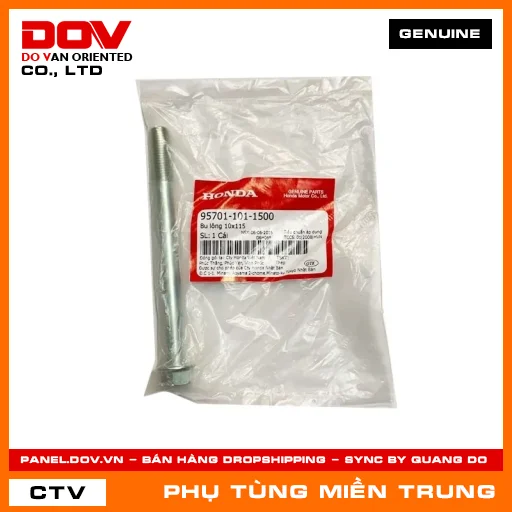 BU LÔNG 10X115 HONDA CHÍNH HÃNG (MÃ: 957011011500) — 957011011500