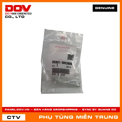 BU LÔNG 8X38 HONDA CHÍNH HÃNG (MÃ: 958010803800) — 958010803800