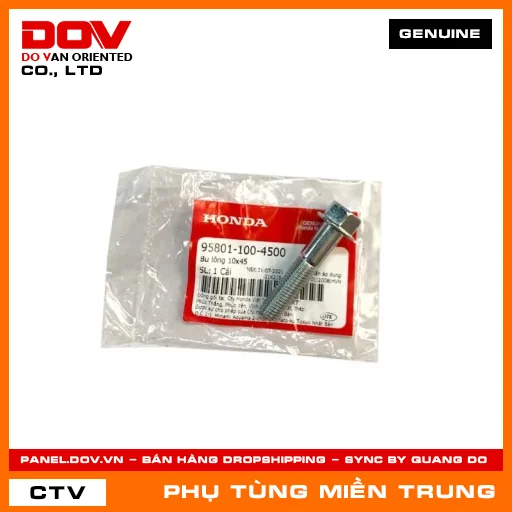 BU LÔNG 10X45 HONDA CHÍNH HÃNG (MÃ: 958011004500) — 958011004500