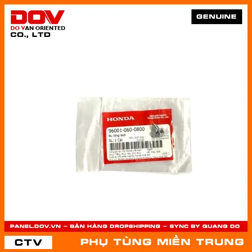 BU LÔNG 6X8 HONDA CHÍNH HÃNG (MÃ: 960010600800) — 960010600800
