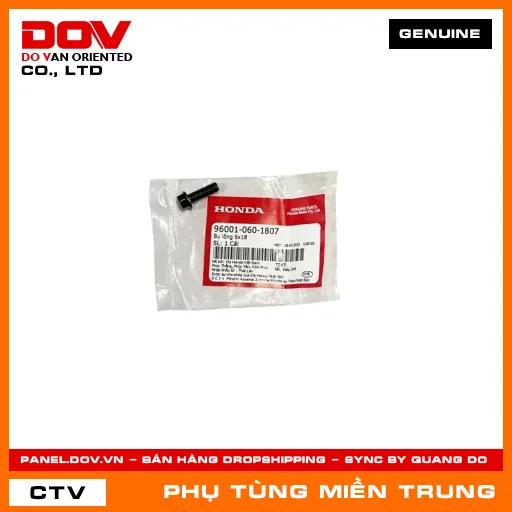 BU LÔNG 6X18 HONDA CHÍNH HÃNG (MÃ: 960010601807) — 960010601807