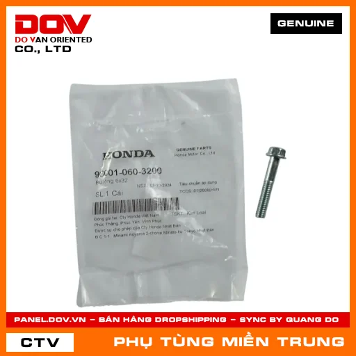 BU LÔNG 6X32 HONDA CHÍNH HÃNG (MÃ: 960010603200) — 960010603200