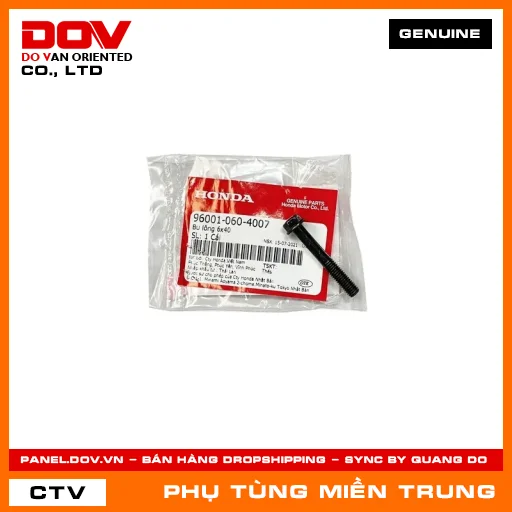 BU LÔNG 6X40 HONDA CHÍNH HÃNG (MÃ: 960010604007) — 960010604007