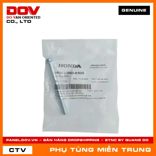 BU LÔNG 6X65 HONDA CHÍNH HÃNG (MÃ: 960010606500) — 960010606500