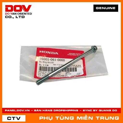 BU LÔNG 6X100 HONDA CHÍNH HÃNG (MÃ: 960010610000) — 960010610000