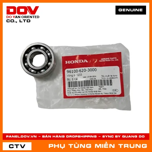 VÒNG BI 6203 HONDA CHÍNH HÃNG (MÃ: 961006203000) — 961006203000