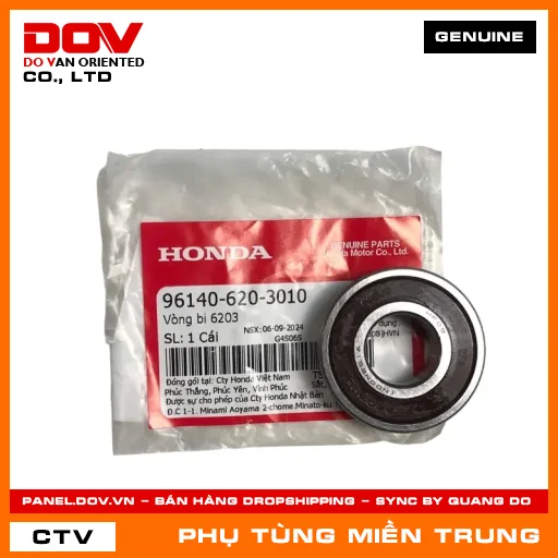 VÒNG BI 6203 HONDA CHÍNH HÃNG (MÃ: 961406203010) — 961406203010