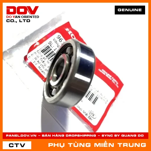 VÒNG BI 6301 (1 MẶT CHẮN BỤI) HONDA CHÍNH HÃNG (MÃ: 961406301010) — 961406301010