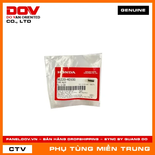 CHỐT 4X10 HONDA CHÍNH HÃNG (MÃ: 9622040100) — 9622040100