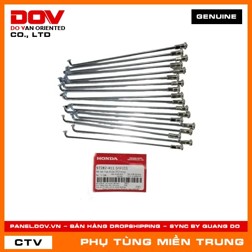 BỘ NAN HOA A10X157(TRONG) HONDA CHÍNH HÃNG (MÃ: 9728241154P0SS) — 9728241154P0SS