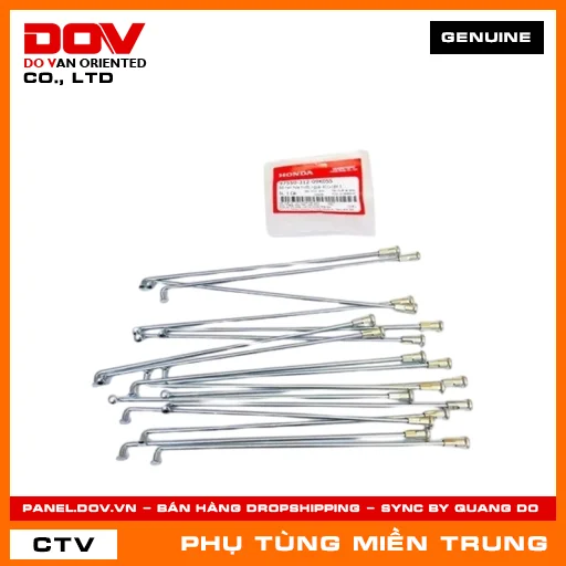BỘ NAN HOA TRƯỚC,NGOÀI A11X184.5 HONDA CHÍNH HÃNG (MÃ: 9755031209K0SS) — 9755031209K0SS