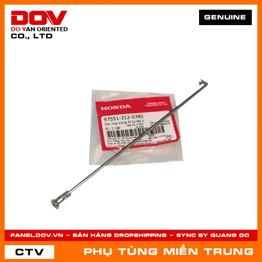NAN HOA TRONG A11X183.5 HONDA CHÍNH HÃNG (MÃ: 9755131207K0) — 9755131207K0