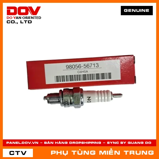 BUGI (C6HSA)(NGK) HONDA CHÍNH HÃNG (MÃ: 9805656713) — 9805656713