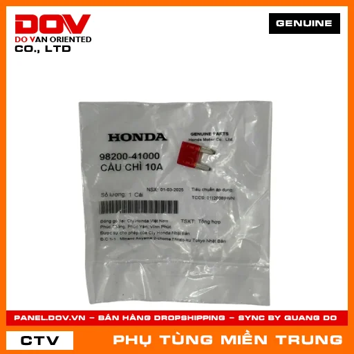 CẦU CHÌ 10A HONDA CHÍNH HÃNG (MÃ: 9820041000) — 9820041000