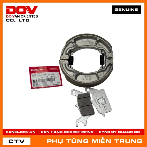 BỘ MÁ PHANH TRƯỚC - SAU (K66) HONDA CHÍNH HÃNG (MÃ: CP010K66900) — CP010K66900