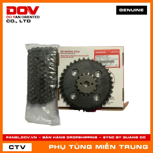 BỘ NHÔNG XÍCH WAVE 110 HONDA CHÍNH HÃNG (MÃ: H0640KTL640) — H0640KTL640
