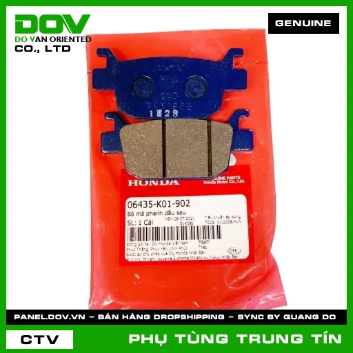 BỘ MÁ PHANH DẦU SAU | 06435-K01-902 | HONDA — 06435K01902