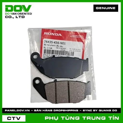 BỘ MÁ PHANH DẦU SAU | 06435-K56-N01 | HONDA (WINNER R, WINNER X) — 06435K56N01