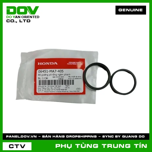 BỘ GIOĂNG PÍT TÔNG NGÀM PHANH | 06451-MA7-405 | HONDA (ADV350, AIR BLADE 125, CB300R, CB350 H'NESS, SH 125/150, SH 125/160, SH 350, VARIO 160, WINNER 150, WINNER R, WINNER X) — 06451MA7405