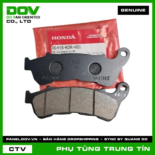 BỘ MÁ PHANH TRƯỚC | 06455-K0R-V01 | HONDA (SH 125/150, SH 125/160) — 06455K0RV01