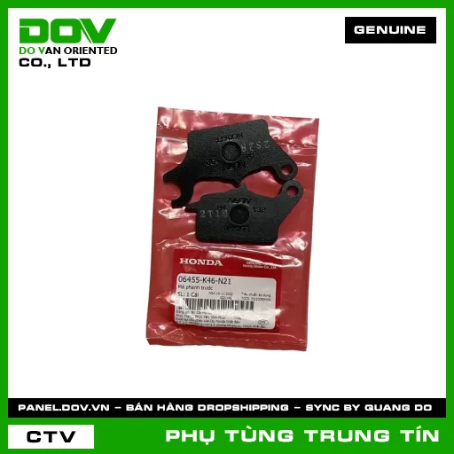 Má phanh trước | 06455-K46-N21 | HONDA (AIR BLADE 125/150, AIR BLADE 125/160, VARIO 160) — 06455K46N21