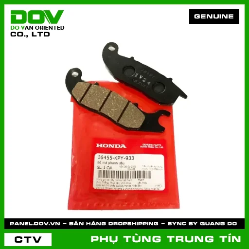 BỘ MÁ PHANH DẦU | 06455-KPY-933 | HONDA (WAVE ALPHA) — 06455KPY933