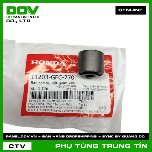BẠC CAO SU BẮT GIẢM XÓC | 11203-GFC-770 | HONDA (LEAD 110) — 11203GFC770