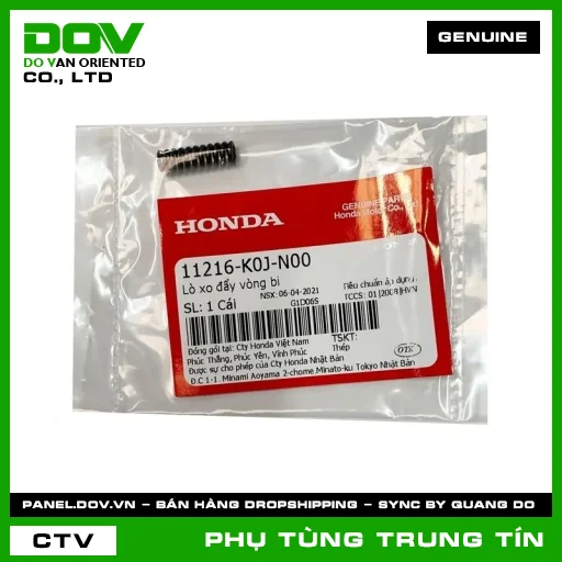 LÒ XO ĐẨY VÒNG BI | 11216-K0J-N00 | HONDA (VISION 110) — 11216K0JN00