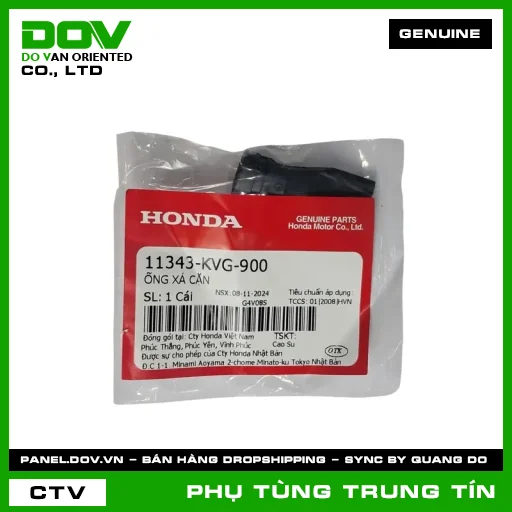 ỐNG XẢ CẶN | 11343-KVG-900 | HONDA (AIR BLADE 110, AIR BLADE 125, AIR BLADE 125/150, AIR BLADE 125/160, LEAD 125, PCX, PCX 125, PCX 125/150, PCX 160, SH 125/150, SH 125/160, SH MODE, VARIO 160, VISION 110) — 11343KVG900