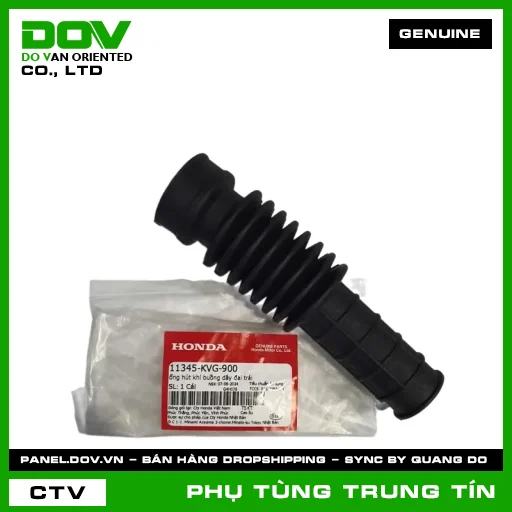 ỐNG HÚT KHÍ BUỒNG DÂY ĐAI TRÁI | 11345-KVG-900 | HONDA — 11345KVG900