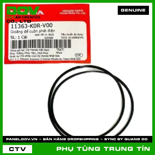 GIOĂNG ĐẾ CUỘN PHÁT ĐIỆN | 11363-K0R-V00 | HONDA (AIR BLADE 125/160, LEAD 125, PCX 160, SH 125/150, SH 125/160, SH MODE, VARIO 160) — 11363K0RV00