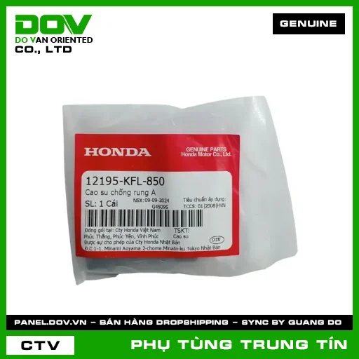 CAO SU CHỐNG RUNG A | 12195-KFL-850 | HONDA (SUPER DREAM, WAVE 100, WAVE ALPHA) — 12195KFL850