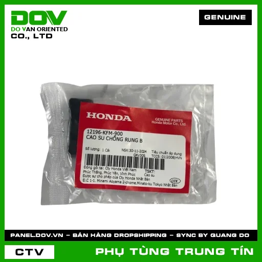 CAO SU CHỐNG RUNG B | 12196-KFM-900 | HONDA (SUPER DREAM, WAVE 100, WAVE ALPHA) — 12196KFM900