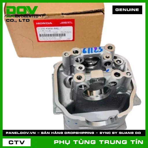 CỤM ĐẦU QUY LÁT | 12200-KWW-A80 | HONDA (BLADE 110, DREAM 110, WAVE ALPHA 110, WAVE RSX 110) — 12200KWWA80