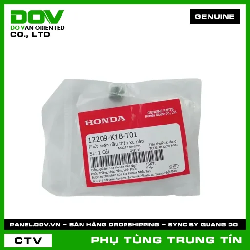 PHỚT CHẶN DẦU THÂN XU PÁP | 12209-K1B-T01 | HONDA (ADV350, CB500F, CB500X, CBR500R, NX500, REBEL 500, SH 350) — 12209K1BT01