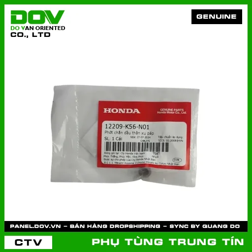 PHỚT CHẮN DẦU THÂN XU PÁP | 12209-K56-N01 | HONDA (AIR BLADE 125/160, CB150R, LEAD 125, PCX 160, VARIO 160, VISION 110, WINNER 150, WINNER R, WINNER X) — 12209K56N01