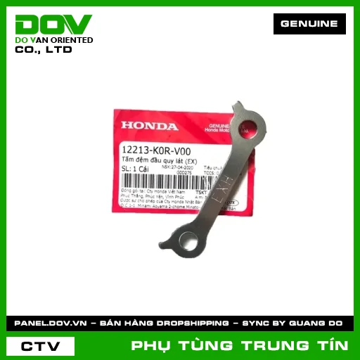 TẤM ĐỆM ĐẦU QUY LÁT (EX) | 12213-K0R-V00 | HONDA (AIR BLADE 125/160, LEAD 125, PCX 160, SH 125/150, SH 125/160, SH MODE, VARIO 160) — 12213K0RV00