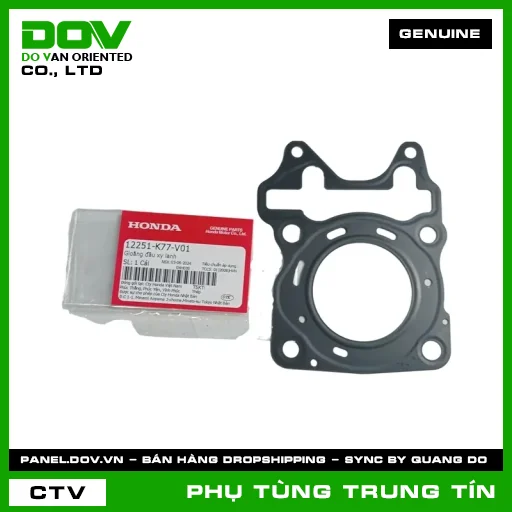 GIOĂNG ĐẦU XY LANH | 12251-K77-V01 | HONDA (AIR BLADE 125/150, SH 125/150) — 12251K77V01