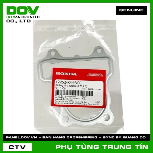 GIOĂNG ĐẦU XYLANH (0.75,1.0) | 12252-K44-V00 | HONDA (VISION 110) — 12252K44V00