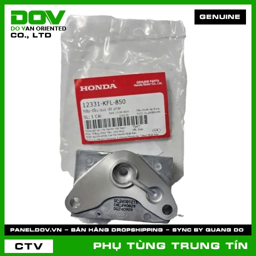 NẮP ĐẦU QUY LÁT PHẢI | 12331-KFL-850 | HONDA (SUPER DREAM, WAVE 100, WAVE ALPHA) — 12331KFL850