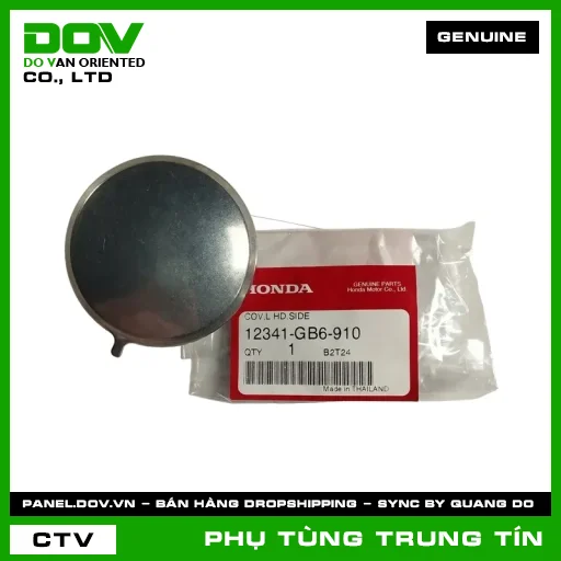 NẮP ĐẦU QUY LÁT TRÁI | 12341-GB6-910 | HONDA — 12341GB6910